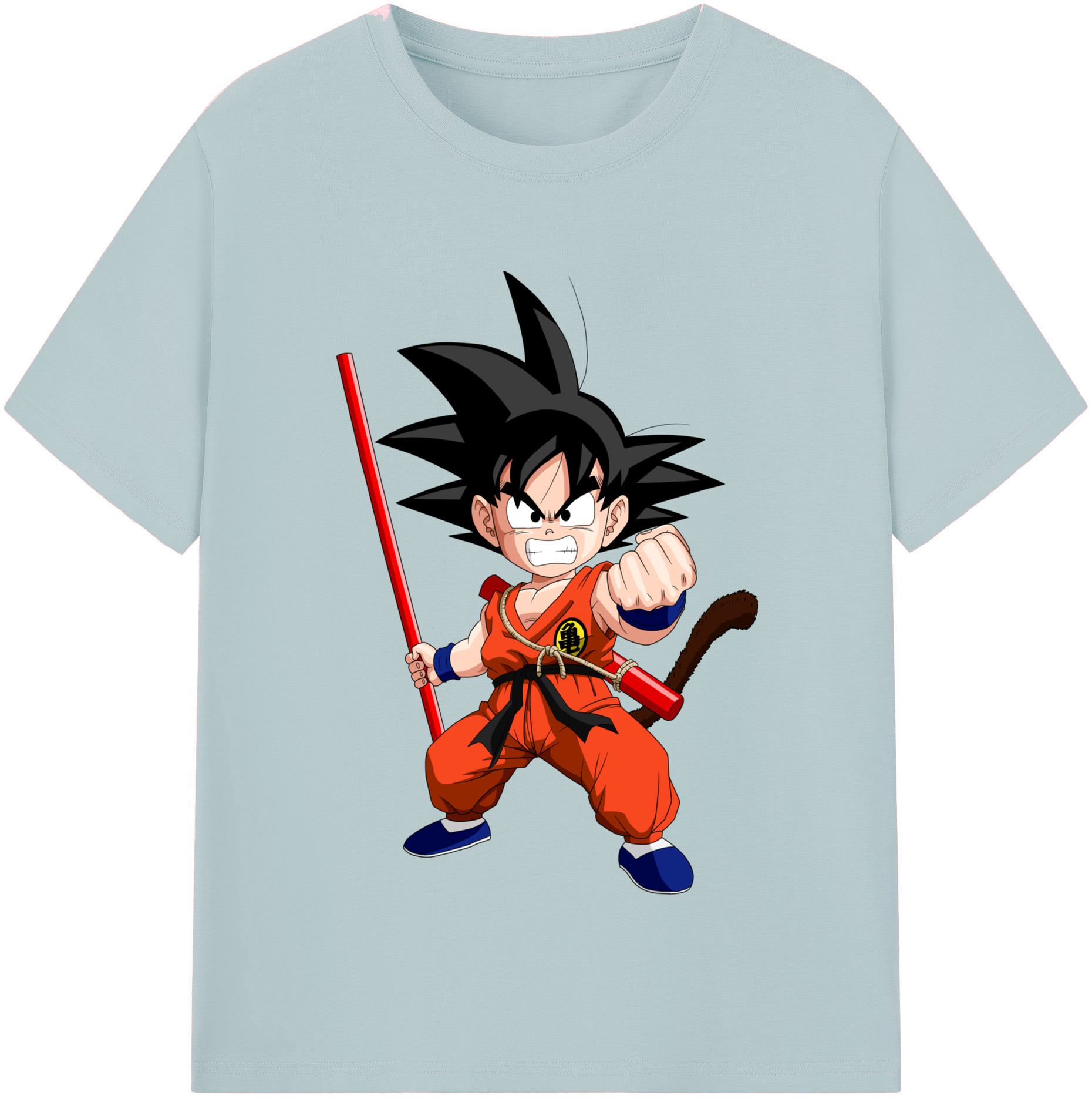 （画像用） ドラゴンボール 孫悟空（そん ごくう）Son Goku カカロット DRAGON BALL Kakarotto 綿100％半袖Tシャツ（フロントプリント）